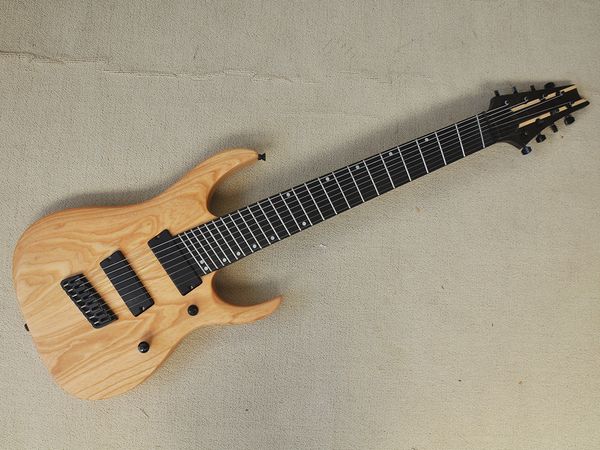 8 strings narural wood color electric guitar with rosewood fretboard ash body can be customized
8 strings narural wood color electric guitar with rosewood fretboard ash body can be customized