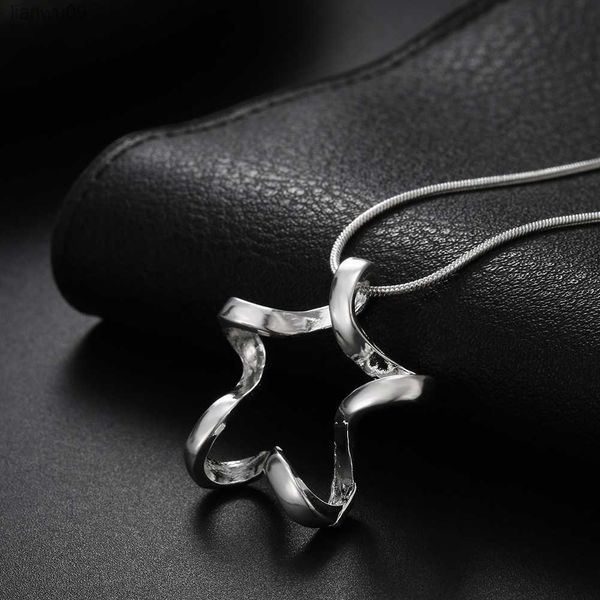 4075cm fashion 925 sterling silver necklace for women jewelry classic creative stars pendant christmas gifts wedding l230704
4075cm fashion 925 sterling silver necklace for women jewelry classic creative stars pendant christmas gifts wedding l230704