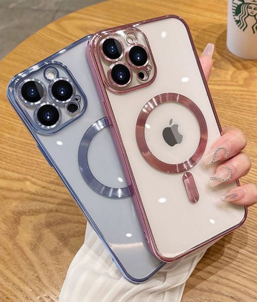 fashion transparent magnetic wireless charging case for iphone 15 14 plus 13 12 11 pro max plating soft silicone cover
fashion transparent magnetic wireless charging case for iphone 15 14 plus 13 12 11 pro max plating soft silicone cover
