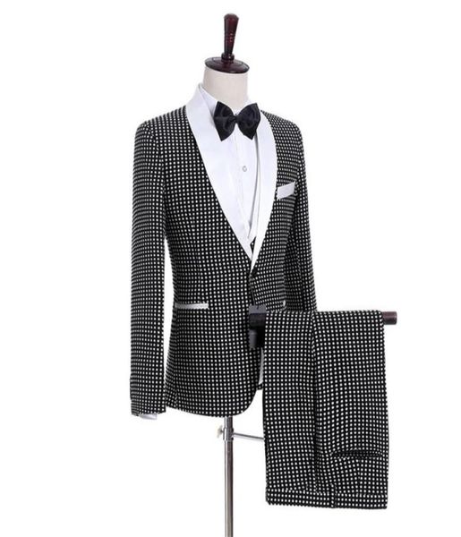 groomsmen shawl lapel groom tuxedos black with white dot men suits weddingprom man blazerbridegroom jacketpantsvesttie7694958, Black;gray
groomsmen shawl lapel groom tuxedos black with white dot men suits weddingprom man blazerbridegroom jacketpantsvesttie7694958, Black;gray
