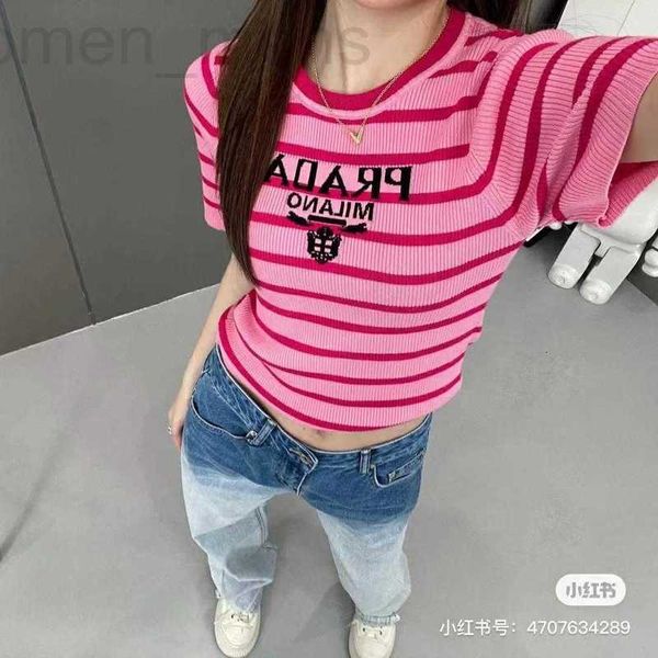 women's knits & tees designer 23 spring/summer new fashion classic contrast jacquard letter slim fit pure desire knitted short sleeves, White
women's knits & tees designer 23 spring/summer new fashion classic contrast jacquard letter slim fit pure desire knitted short sleeves, White