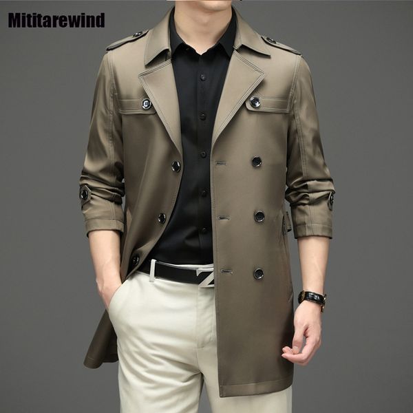 men's trench coats british style men business casual midlength windbreaker suit collar large size m4xl jacket for 230804, Tan;black
men's trench coats british style men business casual midlength windbreaker suit collar large size m4xl jacket for 230804, Tan;black