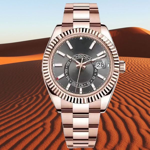 leisure automatic mechanical men designer stainless steel strap ceramic sapphire dial luminous folding buckle watch 41mm bezel ladies sports, Slivery;brown
leisure automatic mechanical men designer stainless steel strap ceramic sapphire dial luminous folding buckle watch 41mm bezel ladies sports, Slivery;brown