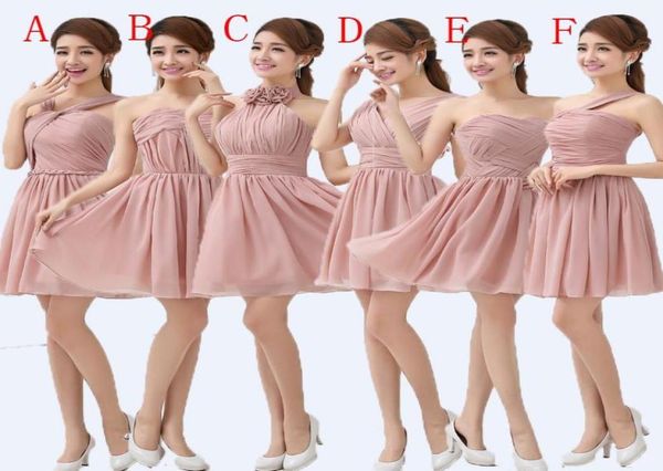pleated short chiffon bridesmaid dress nude pink ball gown bridesmaids formal dresses lace up 6 styles mixed order7268363, White;pink
pleated short chiffon bridesmaid dress nude pink ball gown bridesmaids formal dresses lace up 6 styles mixed order7268363, White;pink