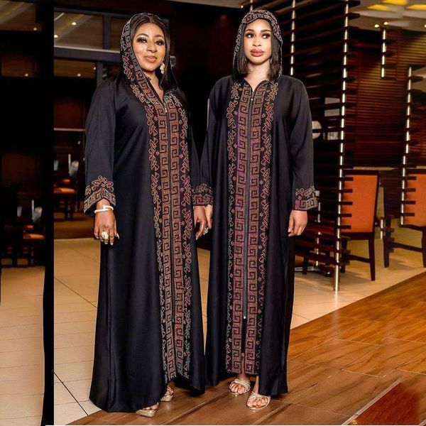 cross border ethnic style dress arabian middle eastern womens robe hooded front and back diamonds zipper, Black;gray
cross border ethnic style dress arabian middle eastern womens robe hooded front and back diamonds zipper, Black;gray