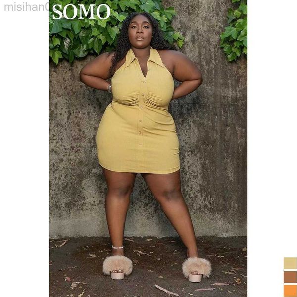 basic casual dresses somo 5xl plus size clothes for women slim casual dresses fashion sleeveless button patchwork mini dress wholesale drops, Black;gray
basic casual dresses somo 5xl plus size clothes for women slim casual dresses fashion sleeveless button patchwork mini dress wholesale drops, Black;gray
