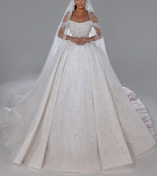 elegant ball gown wedding dresses sleeveless v neck sequins straps applique ruffles zipper 3d lace plus size lace-up beads diamonds bridal g, White
elegant ball gown wedding dresses sleeveless v neck sequins straps applique ruffles zipper 3d lace plus size lace-up beads diamonds bridal g, White