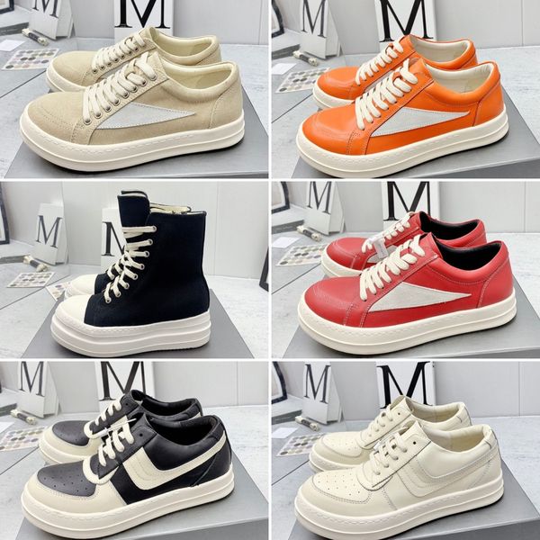 with box designer men's casual shoes fashion women's sneakers blcak leather sneaker owens rubber lace-up booties size 35-45, Black
with box designer men's casual shoes fashion women's sneakers blcak leather sneaker owens rubber lace-up booties size 35-45, Black