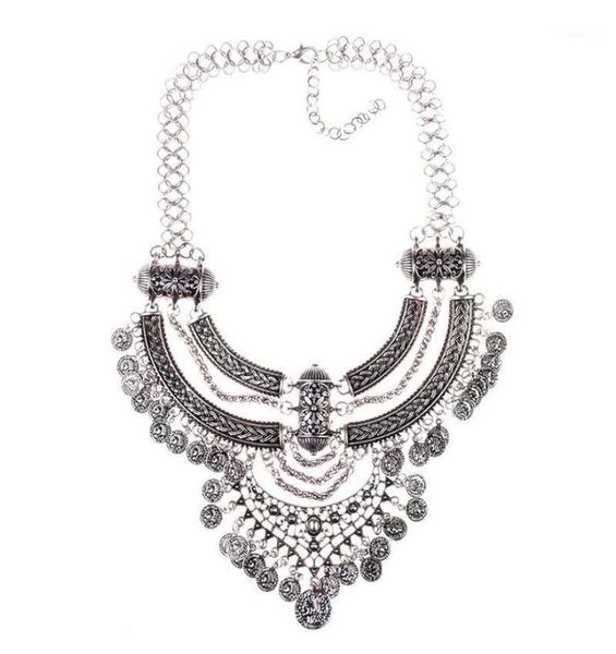 boho big choker necklace women inlaid carving jewelry vintage necklaces metal chain choker coin pendant statement necklaces18931406, Golden;silver
boho big choker necklace women inlaid carving jewelry vintage necklaces metal chain choker coin pendant statement necklaces18931406, Golden;silver