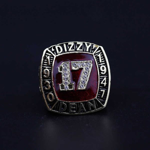 1930-1947 star dizzy dean hall of fame ring jersey no. 17 championship ring, Silver
1930-1947 star dizzy dean hall of fame ring jersey no. 17 championship ring, Silver