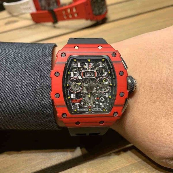 luxury mens mechanics watch richa business leisure rm11-03 multifunctional automatic machine red carbon fiber tape mill male
luxury mens mechanics watch richa business leisure rm11-03 multifunctional automatic machine red carbon fiber tape mill male