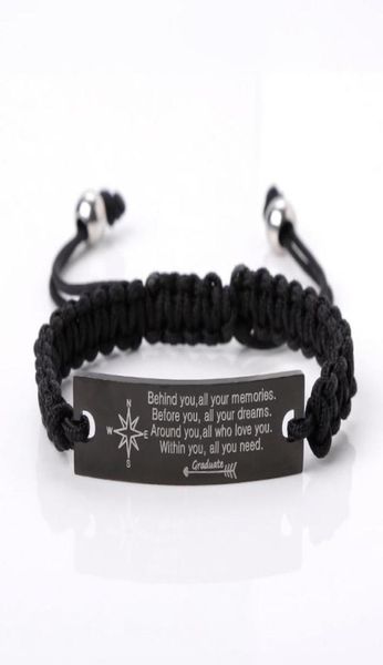 bangle 316 stainless steel graduated bracelet student boy black rope adjustable man wish to son brother friend jewelry gift95135302022721
bangle 316 stainless steel graduated bracelet student boy black rope adjustable man wish to son brother friend jewelry gift95135302022721