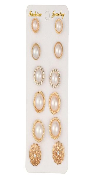 drop fashion jewelry 6pairset pearl earrings vintage set with rhinestone flowers stud golden earrings in stock5865562, Golden;silver
drop fashion jewelry 6pairset pearl earrings vintage set with rhinestone flowers stud golden earrings in stock5865562, Golden;silver