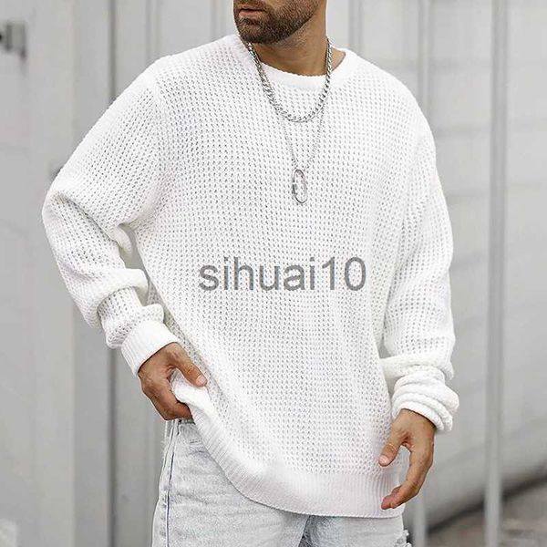 men's sweaters fashion loose knitted men oversized long sleeve o neck sweater tee streetwear mens clothes casual solid color knit swea, White;black
men's sweaters fashion loose knitted men oversized long sleeve o neck sweater tee streetwear mens clothes casual solid color knit swea, White;black