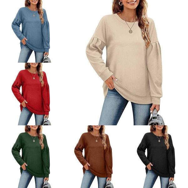 no brand name women's autumn and winter new product selling solid color sweater round neck panel long sleeve for women, Black
no brand name women's autumn and winter new product selling solid color sweater round neck panel long sleeve for women, Black