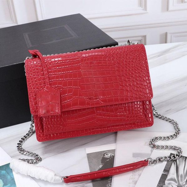 classic alligator sunset handbag designer tote bag women flap clutch handle crocodile pattern leather gold silver black chain shoulder fashi
classic alligator sunset handbag designer tote bag women flap clutch handle crocodile pattern leather gold silver black chain shoulder fashi