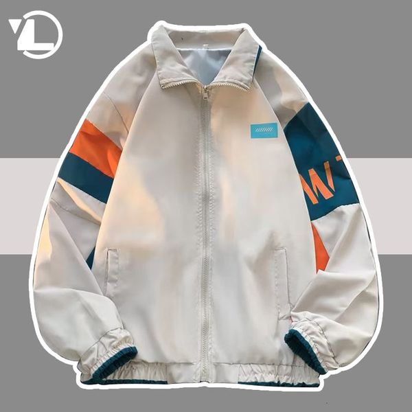men's jackets patchwork varsity jacket men women stand collar color block street college coat spring autumn casual japanese harajuku ja, Black;brown
men's jackets patchwork varsity jacket men women stand collar color block street college coat spring autumn casual japanese harajuku ja, Black;brown