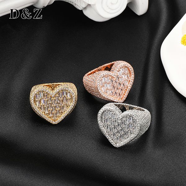 wedding rings d z baguette heart prong ring iced out cz stones gold color personalised fashion jewelry engagement gift for wo 230808, Slivery;golden
wedding rings d z baguette heart prong ring iced out cz stones gold color personalised fashion jewelry engagement gift for wo 230808, Slivery;golden