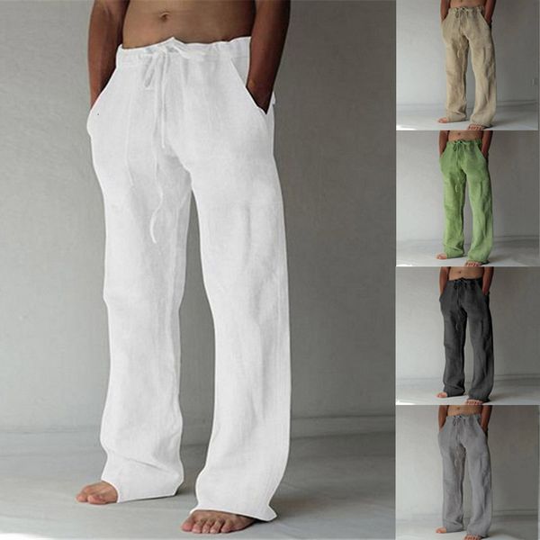 men s pants casual cotton linen fashion solid pocket drawstring baggy trousers comfort loose wide leg pant streetwear sweatpants 230808, Black
men s pants casual cotton linen fashion solid pocket drawstring baggy trousers comfort loose wide leg pant streetwear sweatpants 230808, Black