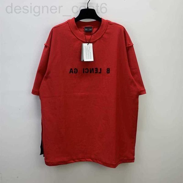 women's t-shirt designer high version 2023 summer new luxury fashion b family mirror reverse letter embroidery men's and os loose, White
women's t-shirt designer high version 2023 summer new luxury fashion b family mirror reverse letter embroidery men's and os loose, White