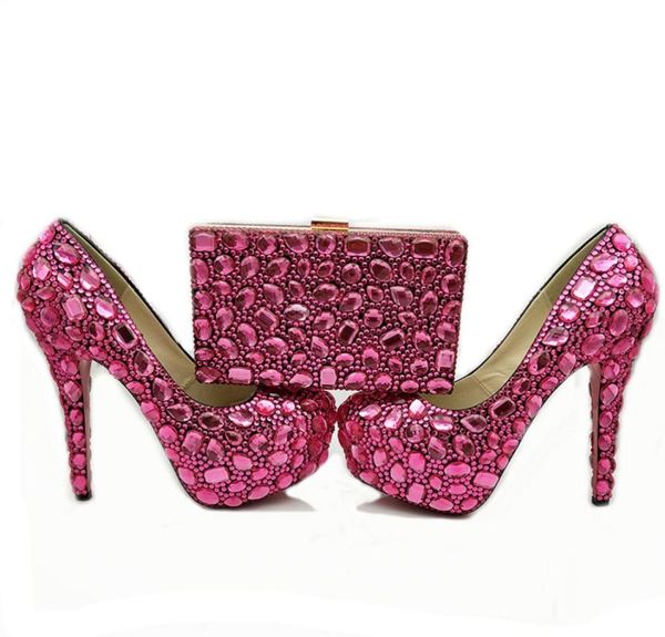 fuschia crystal wedding party shoes with clutch 14cm high heel platforms bridal wedding party shoes and bag sets bridesmaid shoe4477855, Black
fuschia crystal wedding party shoes with clutch 14cm high heel platforms bridal wedding party shoes and bag sets bridesmaid shoe4477855, Black