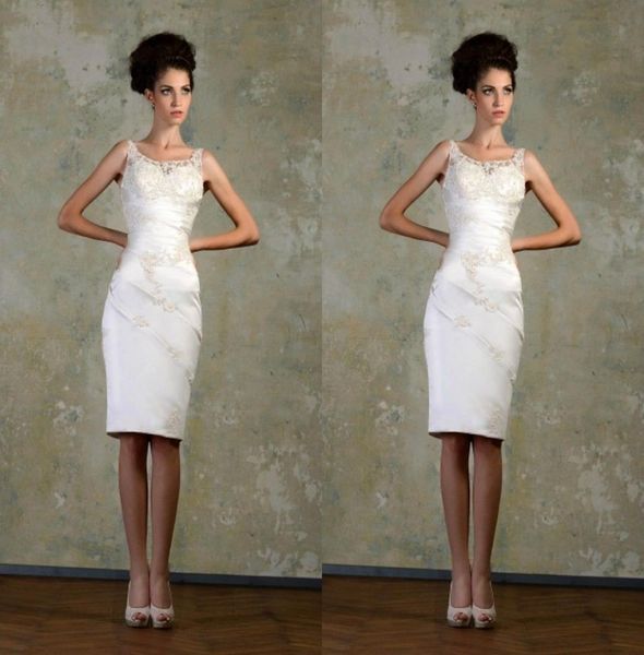 2020 vintage short wedding dresses summer scoop applique short bridal dress beaded sheath custom made ivory beach bride gowns3576823, White
2020 vintage short wedding dresses summer scoop applique short bridal dress beaded sheath custom made ivory beach bride gowns3576823, White