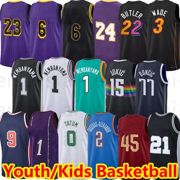 youth kids basketball jerseys 1 wembanyama 3 wade 22 butler 15 jokic 2 gilgeous-alexander 77 doncic 0 tatum stitched youth kids size s m l x, Black;red
youth kids basketball jerseys 1 wembanyama 3 wade 22 butler 15 jokic 2 gilgeous-alexander 77 doncic 0 tatum stitched youth kids size s m l x, Black;red