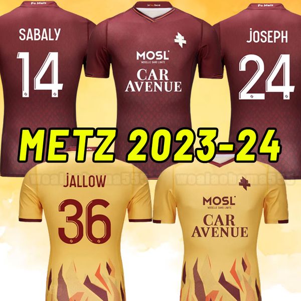 23 24 fc metz soccer jerseys vagner boulaya niane 2023 2024 maillot de foot udol yade centonze home away third football shirts men uniforms, Black;yellow
23 24 fc metz soccer jerseys vagner boulaya niane 2023 2024 maillot de foot udol yade centonze home away third football shirts men uniforms, Black;yellow