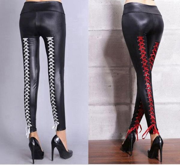 2018 new female leather pants ds costume punk rock bandage motorcycle leather pants tight highwaist pants female trousers7343118, Black;white
2018 new female leather pants ds costume punk rock bandage motorcycle leather pants tight highwaist pants female trousers7343118, Black;white