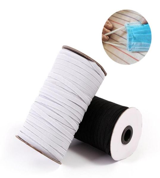 200 yards length 012 inch width braided elastic band cord knit band for sewing diy mask bedspread elastic6893173, Black
200 yards length 012 inch width braided elastic band cord knit band for sewing diy mask bedspread elastic6893173, Black