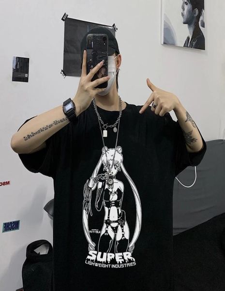 sailor moon dark manga print harajuku gothic male tshirts kawaii anime t shirt tees hip hop summer men streetwear 9730955, White;black
sailor moon dark manga print harajuku gothic male tshirts kawaii anime t shirt tees hip hop summer men streetwear 9730955, White;black