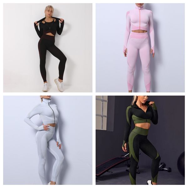 yoga suit set cross bra women's fitness suit set long sleeved exercise yoga suit zipper three piece set, White;red
yoga suit set cross bra women's fitness suit set long sleeved exercise yoga suit zipper three piece set, White;red