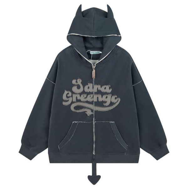 womens hoodies sweatshirts fashion y2k coat sweet cool wind devil horn small tail hooded zipper cardigan sweater couple 230808, Black
womens hoodies sweatshirts fashion y2k coat sweet cool wind devil horn small tail hooded zipper cardigan sweater couple 230808, Black