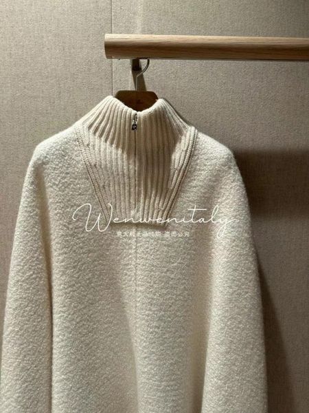 women cloaks autumn and winter loro piana zipper cashmere white cloak coat, Black
women cloaks autumn and winter loro piana zipper cashmere white cloak coat, Black