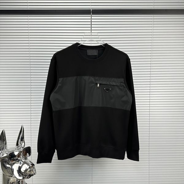men women designer sweatshirt hoodie panelled nylon metal triangle label sets sweater cotton gray black s-xl
men women designer sweatshirt hoodie panelled nylon metal triangle label sets sweater cotton gray black s-xl