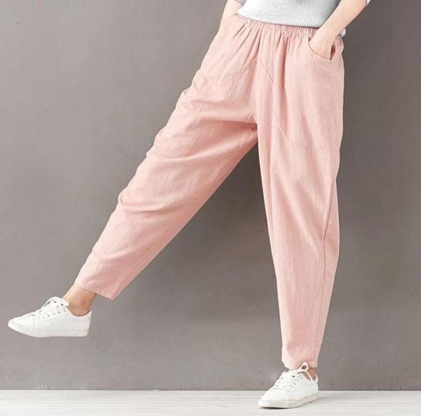 new vintage cotton linen harem pants trousers women summer elastic high waist women pants casual sweatpants pantalon femme c43124977663, Black;white
new vintage cotton linen harem pants trousers women summer elastic high waist women pants casual sweatpants pantalon femme c43124977663, Black;white