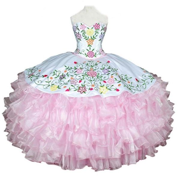 2017 new pink embroidery ball gown quinceanera dresses with tiered organza plus size sweet 16 dress vestido debutante gowns b8719880, Blue;red
2017 new pink embroidery ball gown quinceanera dresses with tiered organza plus size sweet 16 dress vestido debutante gowns b8719880, Blue;red