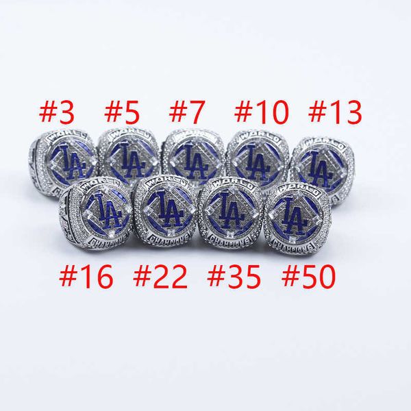 mlb los angeles dodge baseball world series champion ring steel film 9 star champion ring set, Silver
mlb los angeles dodge baseball world series champion ring steel film 9 star champion ring set, Silver