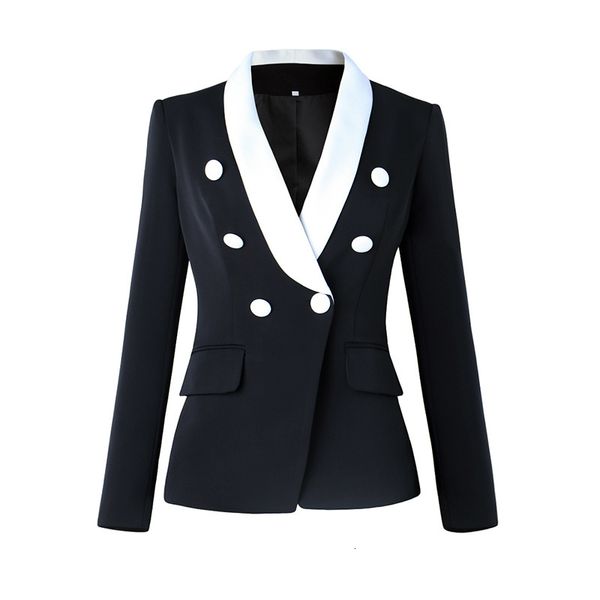 women's suits blazers 1pcs autumn european american style solid color suit jacket female fashion slim blazer coat birthday gift 230807, White;black
women's suits blazers 1pcs autumn european american style solid color suit jacket female fashion slim blazer coat birthday gift 230807, White;black