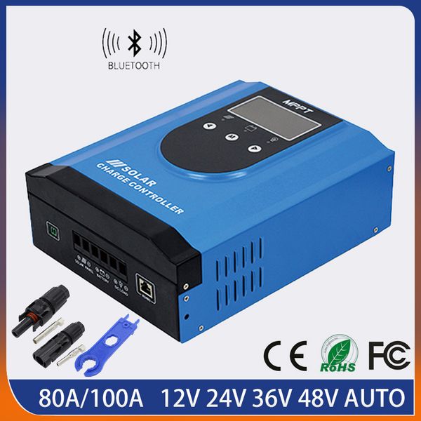 80a 100a mppt solar charge controller 12v 24v 48v solar panel regulator bluetooth app control for lifepo4 lithium gel battery
80a 100a mppt solar charge controller 12v 24v 48v solar panel regulator bluetooth app control for lifepo4 lithium gel battery