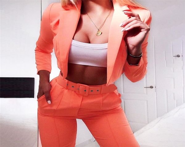 2019 summer women039s twopiece explosion models longsleeved short small suit middle waist slim nine pants casual suit4830052, Gray
2019 summer women039s twopiece explosion models longsleeved short small suit middle waist slim nine pants casual suit4830052, Gray