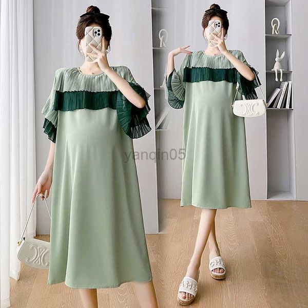 maternity dresses 2304# summer loose straight maternity long tees dress thin breathable chiffon clothes for pregnant women pregnancy postpar, White
maternity dresses 2304# summer loose straight maternity long tees dress thin breathable chiffon clothes for pregnant women pregnancy postpar, White