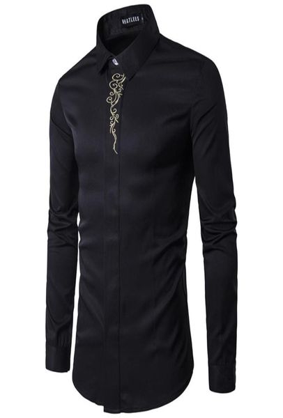 2018 spring autumn shirts outfit embroidery long sleeve men clothing evening dress shirts black plus size s2xl7362548, White;black
2018 spring autumn shirts outfit embroidery long sleeve men clothing evening dress shirts black plus size s2xl7362548, White;black