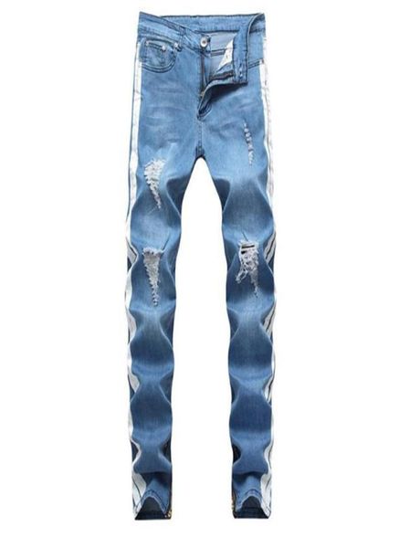 mens designer jeans fashion street style washed ripped holes pencil pants long trousers hommes pantalones designer pants for men3238810, Blue
mens designer jeans fashion street style washed ripped holes pencil pants long trousers hommes pantalones designer pants for men3238810, Blue