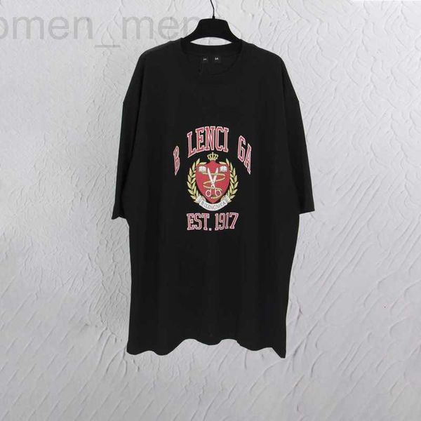 women's t-shirt designer high version 2023 summer new luxury fashion b home wheat ear crown scissors burst print men's and short s, White
women's t-shirt designer high version 2023 summer new luxury fashion b home wheat ear crown scissors burst print men's and short s, White
