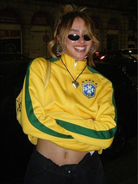 men's hoodies sweatshirts american yellow stand collar sweatshirts y2k street 2000s retro letter embroidery long sleeve zipper brazil h, Black
men's hoodies sweatshirts american yellow stand collar sweatshirts y2k street 2000s retro letter embroidery long sleeve zipper brazil h, Black