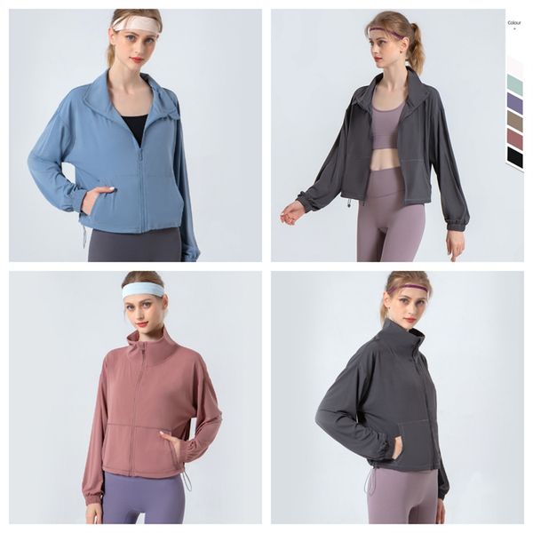 2023 spring/summer new standing neck drawstring yoga suit with cloud feel loose and simple slim coat pocket sports fitness suit, White;red
2023 spring/summer new standing neck drawstring yoga suit with cloud feel loose and simple slim coat pocket sports fitness suit, White;red
