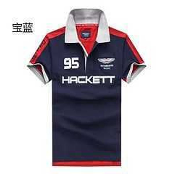 new polo shirt men's lapel short sleeve sports leisure contrast color matching pure cotton embroidered hackett, White;black
new polo shirt men's lapel short sleeve sports leisure contrast color matching pure cotton embroidered hackett, White;black