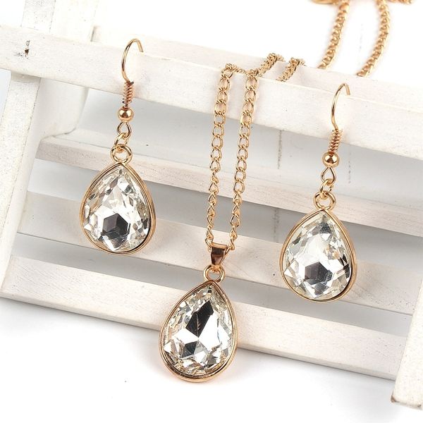wedding jewelry sets 1 set rose gold colour water drop pendant necklace earrings fashion white 230808, Slivery;golden
wedding jewelry sets 1 set rose gold colour water drop pendant necklace earrings fashion white 230808, Slivery;golden