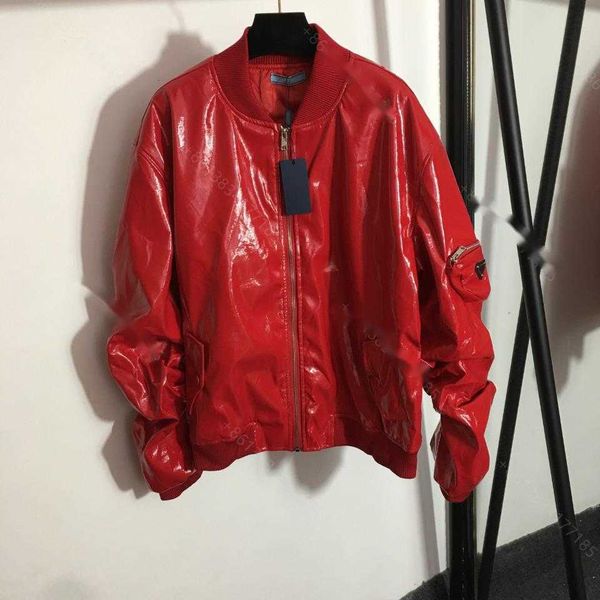 women leather jacket coat fashion winter jackets zipper arm bag glossy patent leather pd brand long sleeve round neck coats wholesale desig, Black
women leather jacket coat fashion winter jackets zipper arm bag glossy patent leather pd brand long sleeve round neck coats wholesale desig, Black